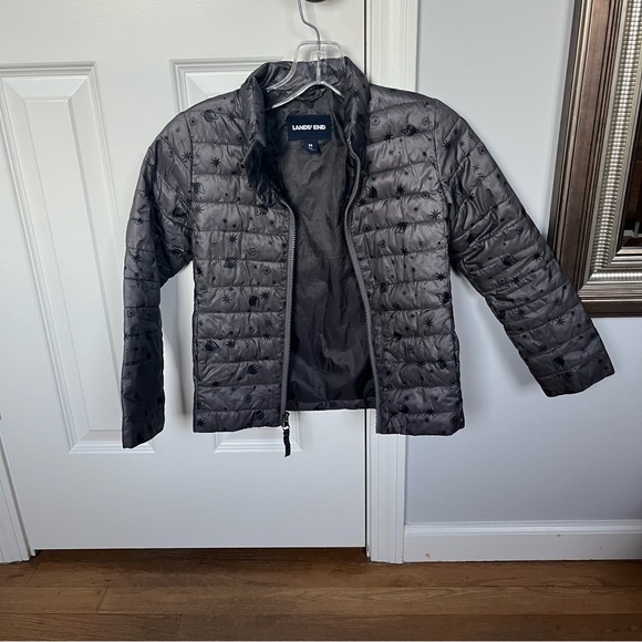 Boys Lands’ End lightweight puffer jacket - Size M - Picture 2 of 4